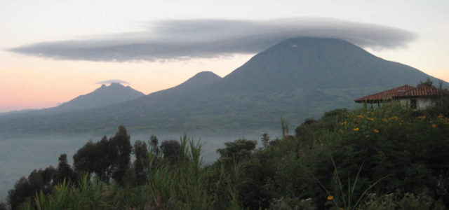 Hiking Mountain Muhabura